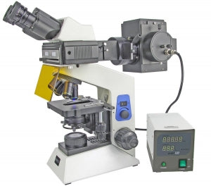 Unico Illuminated Mercury Infinity Plan Objective Microscope - MICROSCOPE G506THS, ADV EPI-FL HEAT TRINO - G506THS