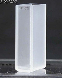 Unico Spectrophotometer Cuvettes - CUVETTE, GLASS, RECTG, 20MM, 7.0ML, VIS, EA - S-90-320G