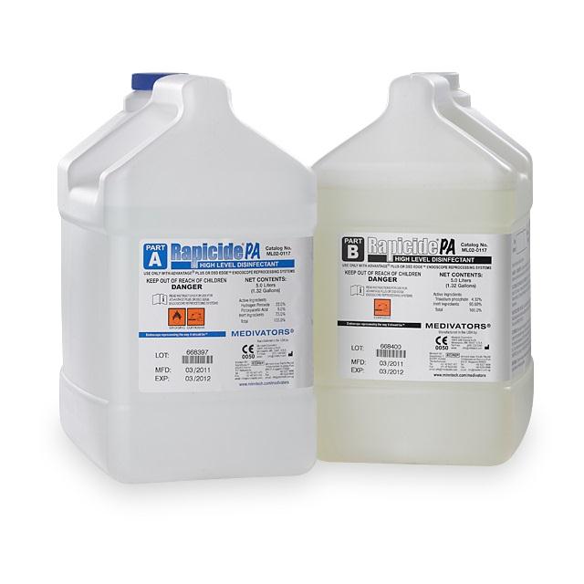 Medivators Rapicide PA 30°C Disinfectant - Rapicide PA High-Level Disinfectant, 5 L - ML02-0117