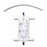 Medline Leg Bags with Twist Valve - Urinary Leg Drain Bags with Elastic Straps, 18" Extension Tubing, Medium, 20 oz. - URO12575