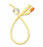 Medline Silicone-Elastomer Coated Latex Foley Catheters - Foley Catheter, Silicone-Elastomer Coated Latex, 16 Fr, 10 mL, 17", Coude Tip, 2-Way - URO2L163C