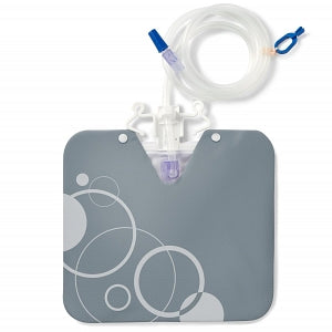 Medline Eclipse Dignity Urinary Drain Bag - COVERED BAG, DRAIN, ANTI-REFLUX TOW, 2000ML - UROECLIPSE
