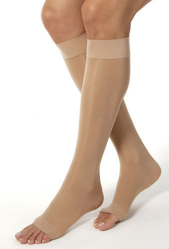 Bsn Medical UltraSheer Knee High 15-20 mmHg Compression Stockings, Open Toe