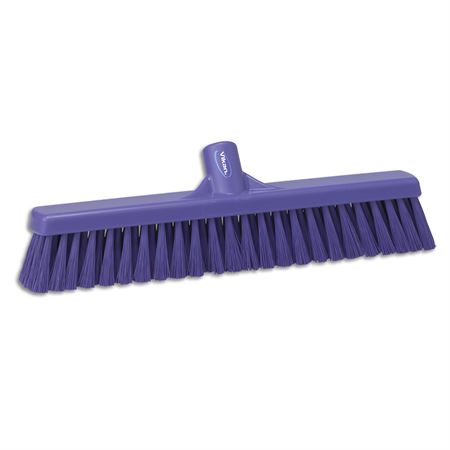 Push Brooms Push Broom, Soft/Hard Bristle, 2"x 16