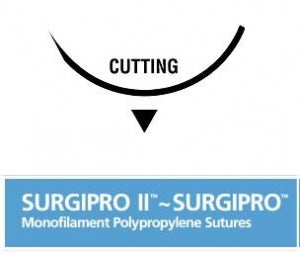 Covidien Surgipro-II & Surgilon Sutures - SUTURE, SURGILON, 4/0, 1X18 ...
