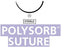 Medtronic Violet Polysorb Sutures - Polysorb Suture, Violet, Size 0, 36", GS-21 Needle - CL-924