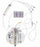 Utah Medical Dialy-Nate Peritoneal Dialysis Sets - Dialy-Nate Peritoneal Dialysis Set with 3 Luer Connectors and Warming Coil - 4000527