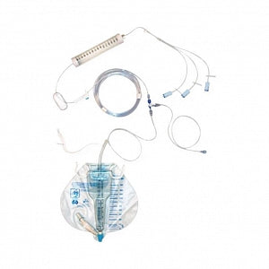 Utah Medical Dialy-Nate Peritoneal Dialysis Sets - Dialy-Nate Peritoneal Dialysis Set with 3 Luer Connectors with Expandable Tubing Warming Coil - 4000537