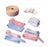 Utah Medical Abdominal Button Hole Belts - Fetal Monitor Belt, Adult, Elastic, Hook and Loop Closure, Pink / Blue - ABC3240