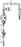 Utah Medical Deltran Disposable Pressure Transducer Systems - Deltran Disposable Pressure Transducer System, Single-Line Pole Mount Set, 60" Line with Micro Drip Chamber - DPT-260