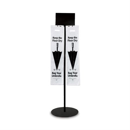 Umbrella Bag Stand and Bags Metal Umbrella Bag Stand - Black - 10"W x 57"H