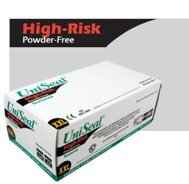 UniSeal HighRisk-Latex PowderFree-Textured ExamGlove