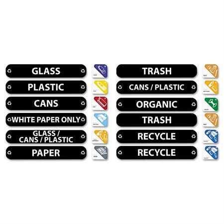 Untouchable Recycling System Untouchable Top - Slot Opening for Recyclables