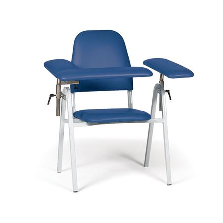 Upholstered Blood Draw Chair Upholstered Blood Draw Chair - Dark Blue