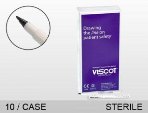 Viscot Medical Allskin Sterile Brilliant Blue Markers - MARKER, ALL SKIN, BRILLIANT BLUE, STERILE - 1407-10