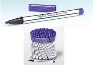 Viscot Medical Mini Fine-Tip Nonsterile Surgical Markers - Mini Traditional Ink Marker, Non-Sterile - 1451-200