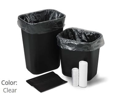 Inteplast Group Trash Liner Waste Bags - Trash Can Liner Natural HDPE Waste Bag, 43" x 48", 16 Mic - RS434816N