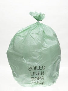 Inteplast Group Soiled Linen Bags - Soiled Linen Bag, Mint Green, 30.5" x 41", 1.4 Mil - AC203