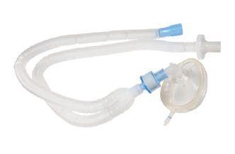Adult 2 Limb Circle Anesthesia Circuit with 3 L Bag, Parallel Wye, Gas Elbow, Mask and 10' CO2 Line, 90"