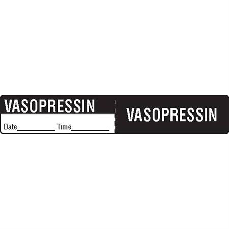 IV Tubing Medication Label Vasopressin — Grayline Medical