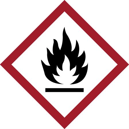 GHS Flammable Labels 2" - Vinyl