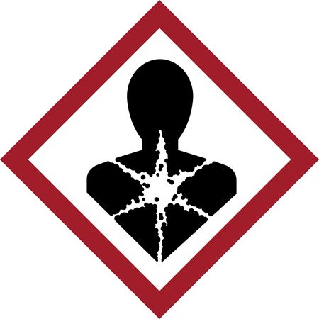GHS Health Danger Labels 2" - Vinyl