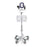 Welch Allyn Roll Stand Kits for Propaq CS Monitors - Roll Stand Kit for Propaq CS Monitor, Includes Handle, Basket and Mount - 008-0797-00