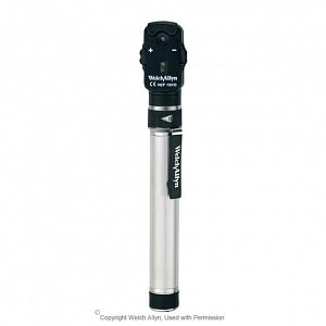 Welch Allyn PocketScope Ophthalmoscope - OPHTHALMOSCOPE, POCKETSCOPE, AA HANDLE, CS - 12821