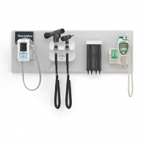 Welch-Allyn Green Series 777 Integrated Wall Transformer - Green Series 777 Integrated Diagnostic Wall System, ProBP 3400, PanOptic Ophthalmoscope, SureTemp Plus - 77791-2MPXPROBP