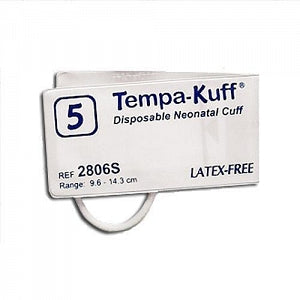 Welch Allyn Soft Blood Pressure Cuff - Neonatal Soft Disposable Blood Pressure Cuff, Size 5 - 39184