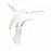 Welch Allyn 590 Series KleenSpec Disposable Vaginal Speculums - KleenSpec 590 Series Disposable Vaginal Specula with Smoke Evacuator Tube, Small - 59005
