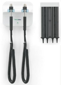 Welch Allyn GS 777 Wall Transformer Sets - Green Series 777 Wall Diagnostic System with KleenSpec Disposable Specula Dispenser - 77510