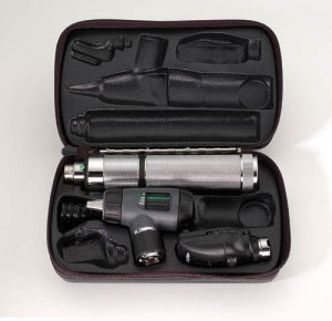 Welch Allyn 3.5 V Halogen HPX Diagnostic Set with Coaxial Ophthalmoscope - 3.5 V Halogen HPX Diagnostic Set, Coaxial Ophthalmoscope, Pneumatic Otoscope, Rechargeable 60-Min Power Handle, Hard Storage Case - 97220