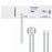 Welch Allyn FlexiPort Soft 2-Tube BP Cuffs with Mated Locking Connector - FlexiPort Soft Disposable Blood Pressure Cuff with Quick-Disconnect Locking Connector, 2-Tube, Size Adult - SOFT-11-2MF