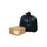 Webster Earthsense Black Trash Can Liners - Recycled Can Liners, Black, 56 gal., 2 mil, 43" x 47" - RNW4320