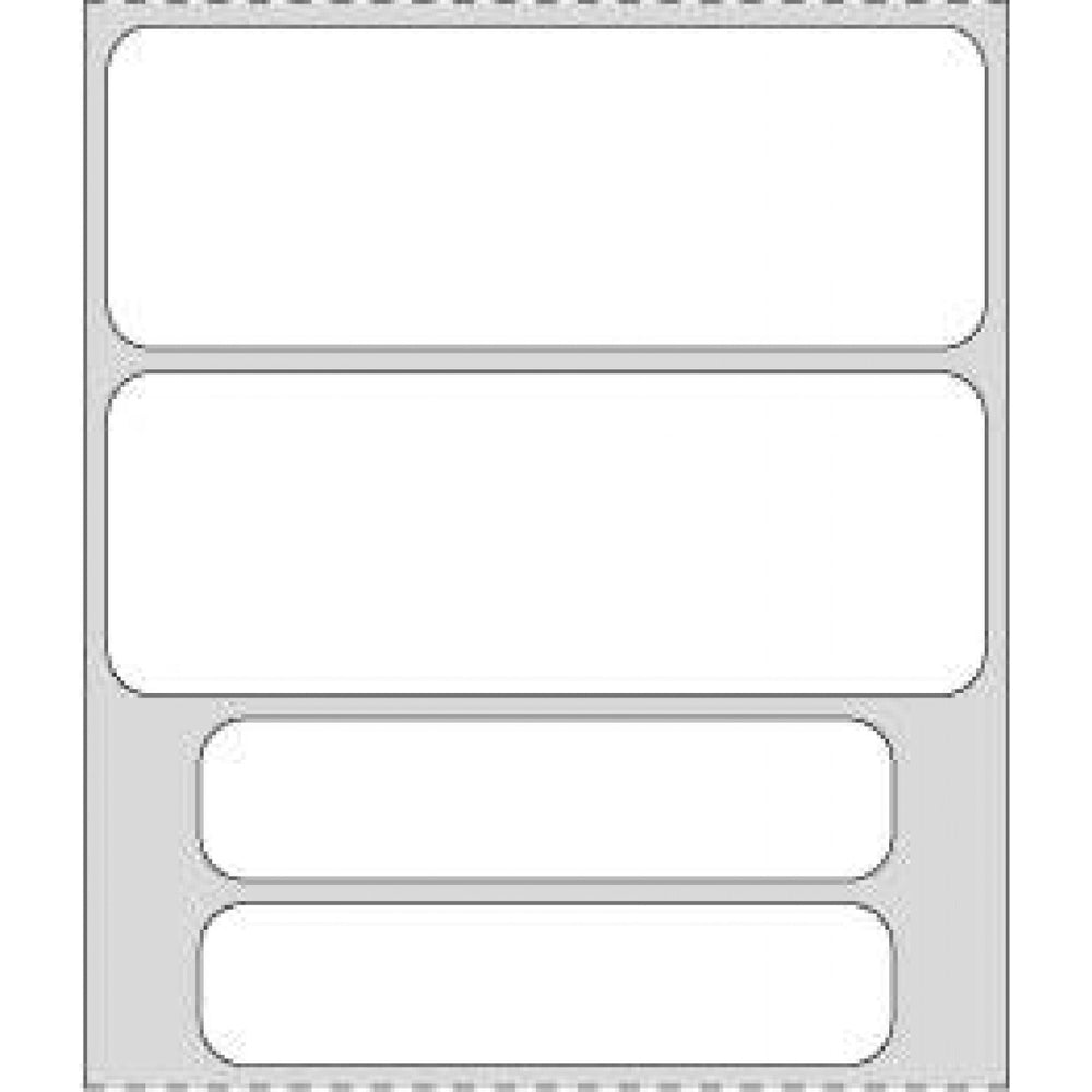 Chart Labels Wristband Thermal X 1" White - 100 Per Qty Based Roll