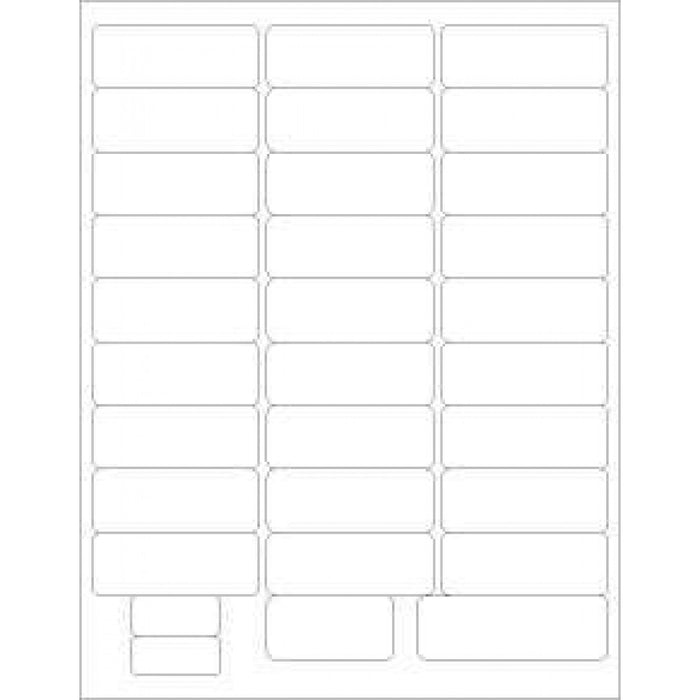 Chart Labels Wristband Laser Portrait Premium, Multiple Size Labels X Adult, Pedi And Infant White - 31 Lbls Per Sheet, 4 Pks Of 250 Labels Per Case