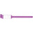 Conf-Id-Ent Shield Wristband Poly 1 1/4" X 10 3/4" Adult/Pediatric Grape - 500 Per Case