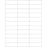 Chart Labels Laser Portrait 2.84375X1 White - 33 Lbls Per Sheet, 4 Pks Of 250 Sheets Per Case