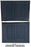 Medline Medline Wheelchair Upholstery Kits - Navy Upholstery Kit for 24" Excel Extra-Wide Wheelchair - WCA806925NVYS
