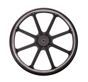 Medline Medline Wheelchair Rear Wheel Assemblies - Rear Wheel Assembly for Excel Extra-Wide Wheelchair - WCA806948