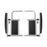 Medline Medline Wheelchair Armrest Assemblies - Adjustable Desk-Length Armrest Assembly with Pad for K1 Basic Wheelchair - WCA806967K1B