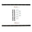 Medline Medline Wheelchair Upholstery Kits - Upholstery Hardware Kit for Shuttle Extra-Wide Wheelchair - WCA806975SH