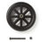 Medline Medline Wheelchair Rear Wheels - 8" Rear Wheel with Bearing and Axle for Transport Chair - WCA8089451