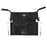 Medline Medline Wheelchair Handles - Black Upper Handle for Ultralight Bariatric Transport Chair - WCA808UHKR