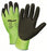 West Chester Protective Zone Defense HPPE Shell Gloves - Zone Defense Cut Resistant Gloves, Green with Black Palm Coating, 10G, Size L - 705CGNF/L