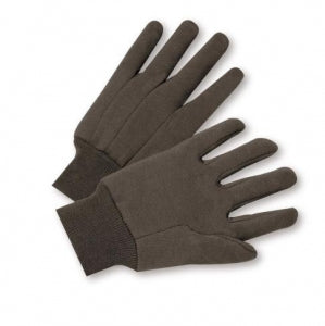 West Chester Standard Poly / Cotton Brown Jersey Gloves - Standard Polyester / Cotton Brown Jersey Glove - 750
