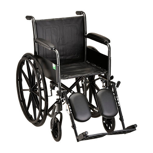 Steel Wheelchair Fixed Arms