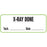 Label Paper Permanent X-Ray Done Tech. 2 1/4" X 7/8" White With Green 1000 Per Roll