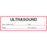 Label Paper Permanent Ultrasound Date 2 7/8" X 7/8" White With Red 1000 Per Roll